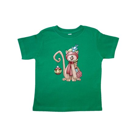 

Inktastic Christmas Kitty Cat Gift Toddler Boy or Toddler Girl T-Shirt