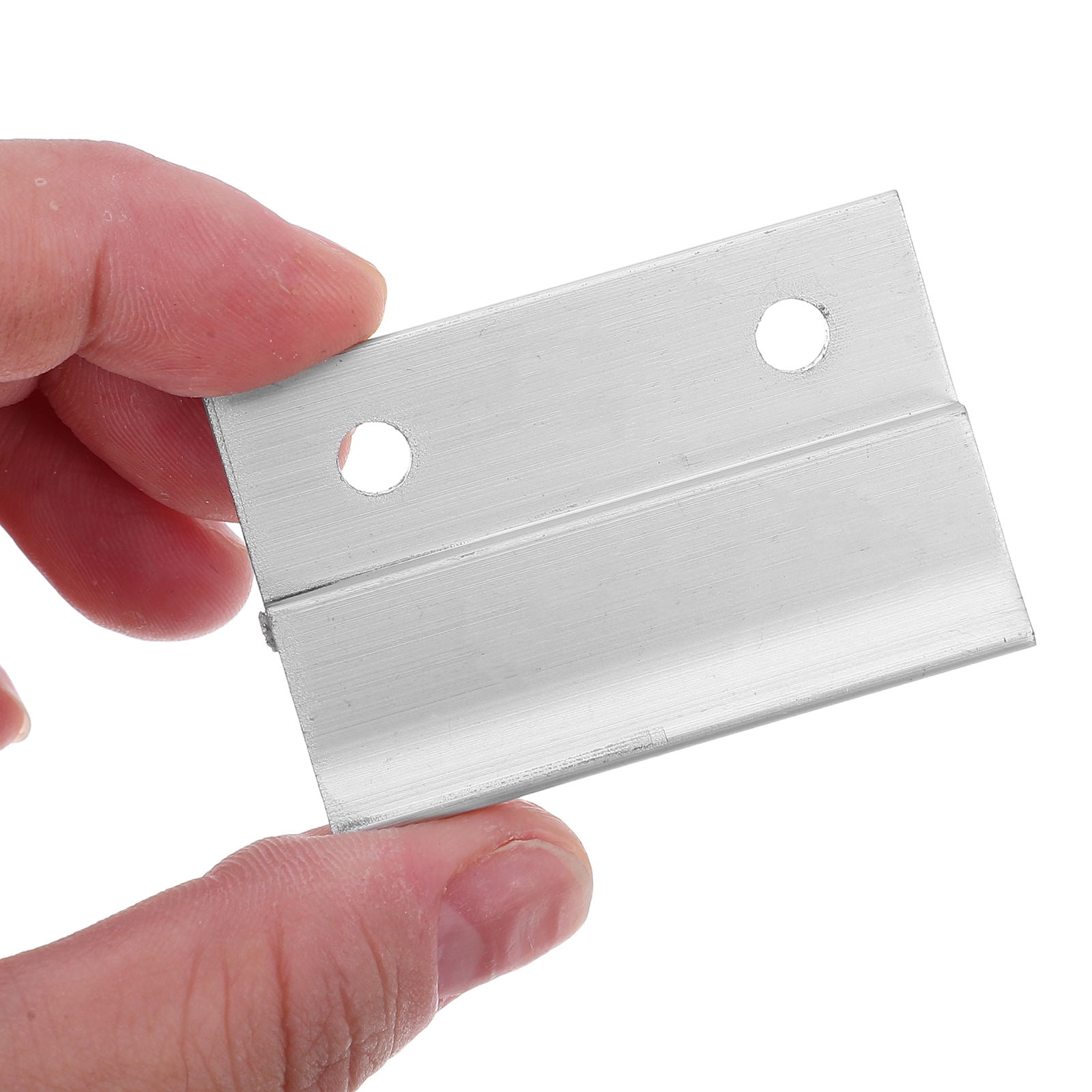 OUNONA 2-Pack Heavy Duty Aluminum French Cleat Picture Hanger Kit with Lightweight Z Brackets for Secure Wall Mounting