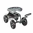 thumbnail image 3 of kinbor Siège de Chariot de Jardin Roulant avec Roues et Plateau à Outils, Siège Pivotant à 360°, Vert, 3 of 4