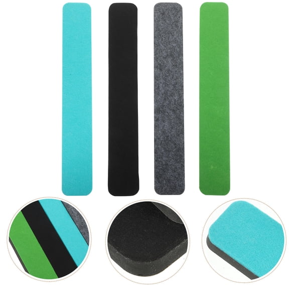 CATIEBYE 4-Pack Self Adhesive Reminder Boards Assorted Colors for Office and Indoor Use Bulletin Message Organizer