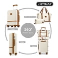 thumbnail image 7 of Joyway 28" Checked Luggage with Spinner Wheels，Hardside 3PCS Set with TSA Lock, 7 of 7