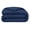 04 - Dark Blue, variant on California King Comforter - Reversible Colors - Goose Down - Ultra-Soft - Premium 1800 Series - All Season Warmth - Bedding Comforter (California King, Cocoa/Taupe)
