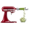 thumbnail image 2 of KitchenAid KSM2APC Spiralizer Plus Attachment with Peel, Core and Slice, Silver, 2 of 6