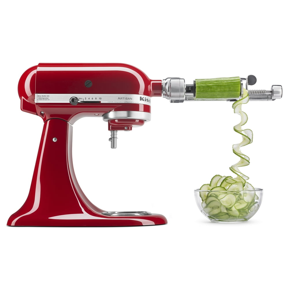 KitchenAid KSM2APC 7 Blade Spiralizer Plus with Peel, Core and Slice