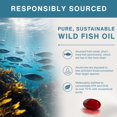 thumbnail image 6 of Igennus Ultra Pure Omega 3 Triglyceride rTG Wild Fish Oil 1360mg, IFOS Certified, EPA DHA 1000mg Plus Astaxanthin, Non-GMO, for Men & Women, 180 Softgels, 6 of 10