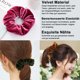 thumbnail image 4 of Bandanas,20 lazos para el cabello, elegantes coleteros de gasa, bandas elásticas de goma para el cabello para mujeres y niñas Vhermosa JPXSD-19, 4 of 4