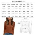 thumbnail image 4 of SUNBS Tunic Shirts for Womens Long Sleeve Tops Casual Crewneck Sweaters Women Blouses Fashion Clothes, 4 of 9