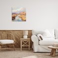 thumbnail image 3 of Stupell Industries Transitional Plateau River Evening Glow Canvas Art, 17 x 17, by Petals Prints Design, 3 of 8