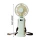 thumbnail image 2 of Portable Handheld Fan Rechargeable Mini Fan With Digital Display 3 Speed Small Fan For Travel Office Outdoor, 2 of 7