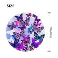 thumbnail image 3 of Disketp Flying Butterflies Small Mouse Pad 7.9x7.9 Inches,Washable Round Mousepad For Office Laptop Computer,Non-Slip Rubber Base Mouse Pads For Wireless Mouse, 3 of 8