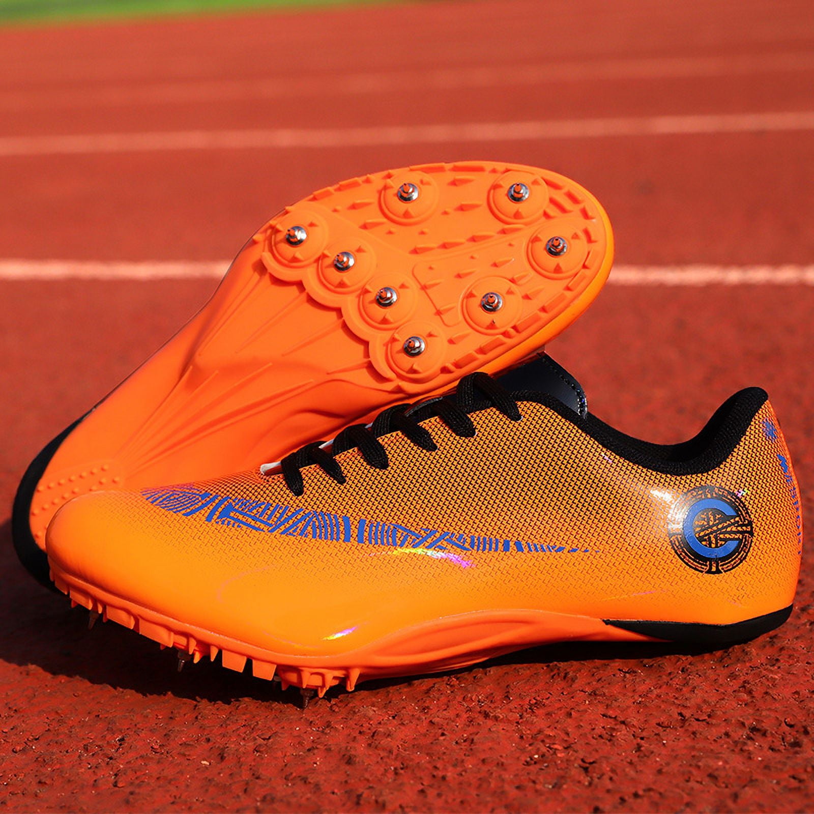 Men's Women's Track and Field Shoes Racing Jumping Sprint Sneakers Professional Running Spikes Athletic Shoes