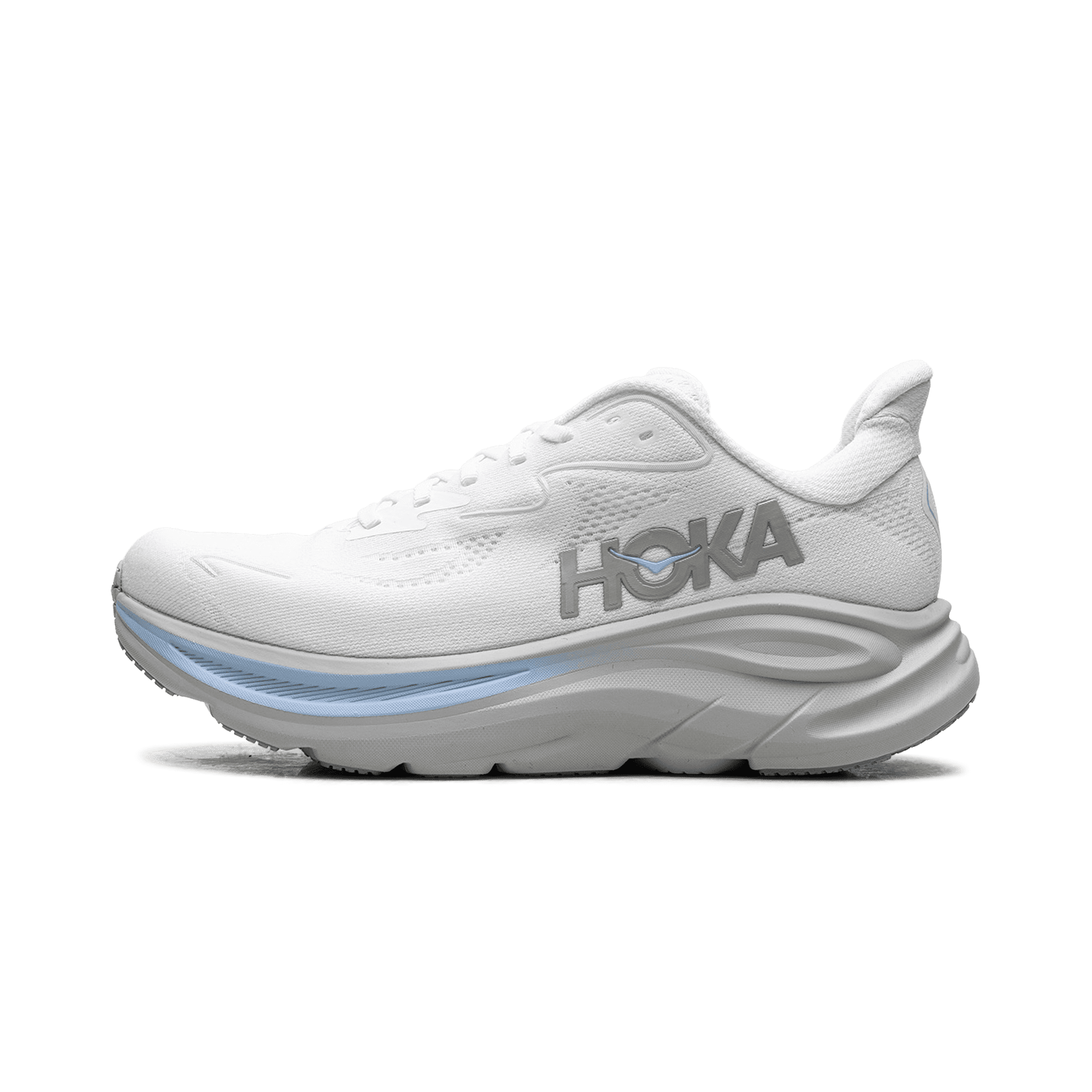 HOKA MENS Clifton 10 "White / Grey" 1162030 WTGL 1162030 WTGL from Stadium Goods