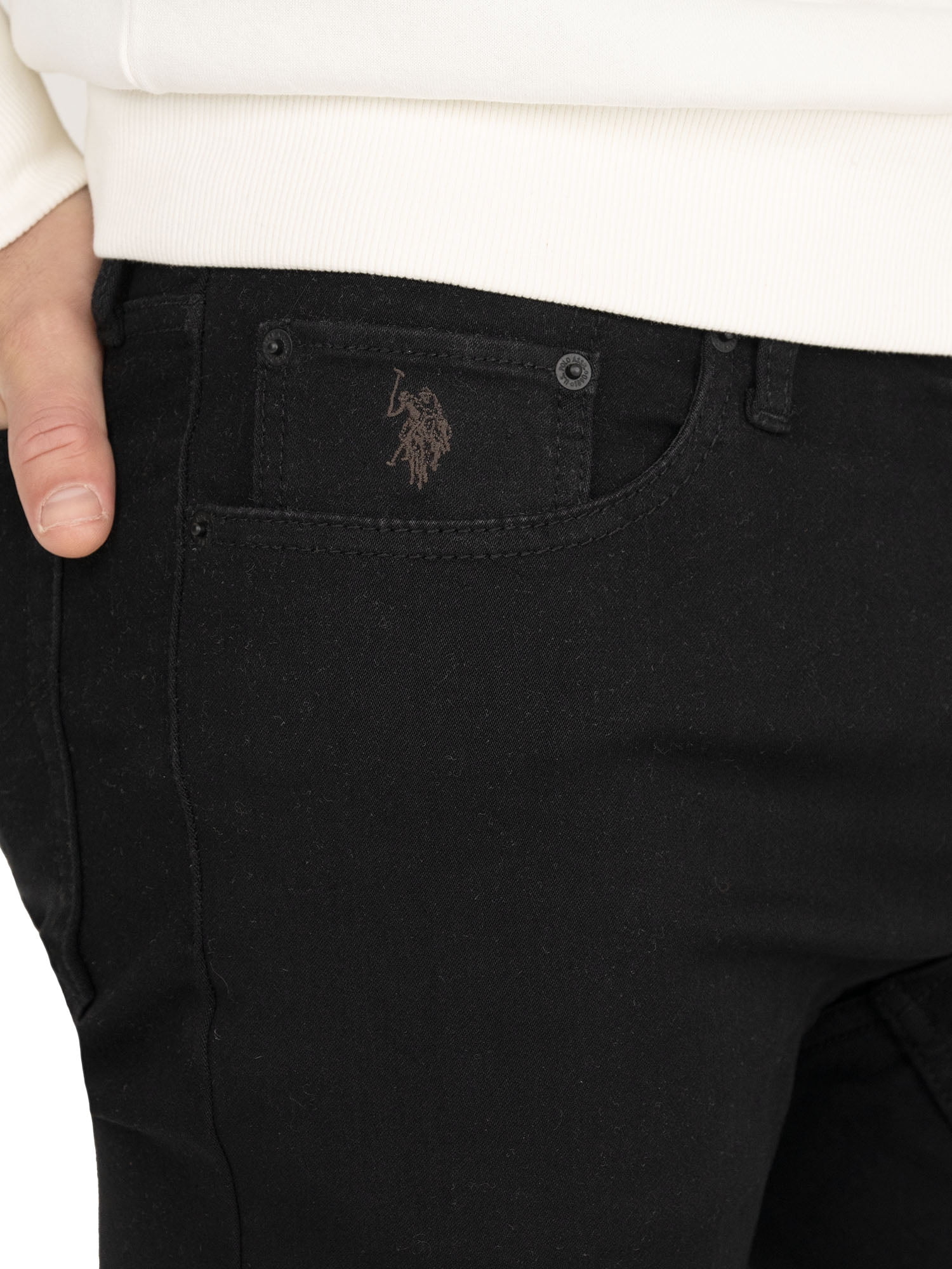 U.S. Polo Assn. Men's Slim Straight Knit Denim Jean