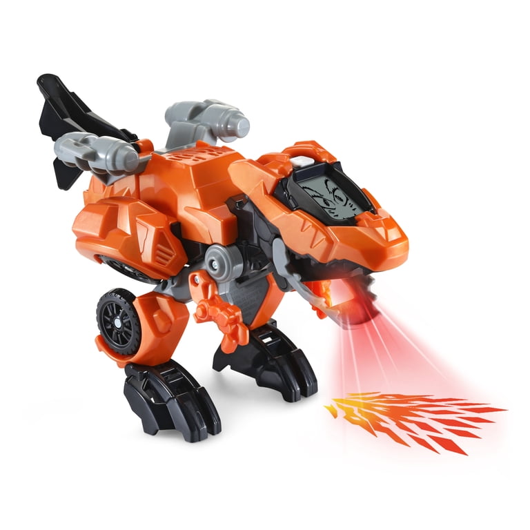 VTech Switch & Go Dinos Combo Dragorex - Méga Dragon 2 En 1 T-Rex Voiture Transformable Avec Sons Et Lumières