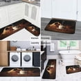 thumbnail image 6 of Coffee Kitchen Decor Rugs Set 2 Piece, Farmhouse Style Home Indoor Kitchen Rugs and Mats Non Skid Washable 17x47+17x30 Inches, 6 of 6