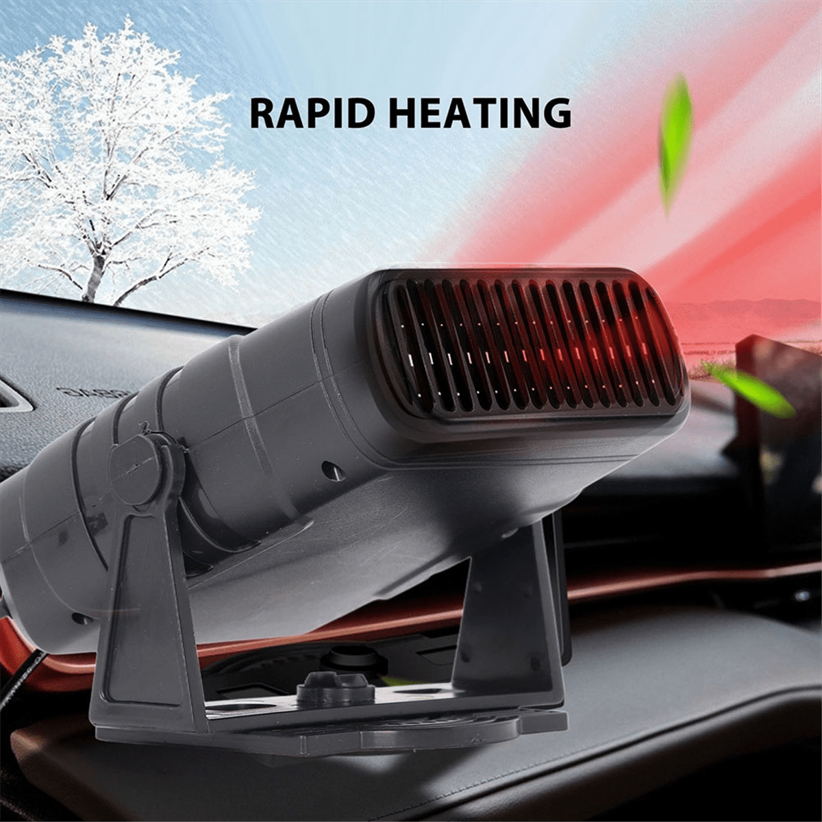 Portable Solar Panel Heater 12V 20W - Outdoor Camping, Car, and Pet Warmer, Efficient Heating