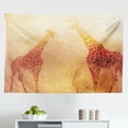thumbnail image 1 of Safari Tapestry, Mom Lioness and Young Lion Kings in South Nature Big Cats at Wilderness Safari, Fabric Wall Hanging Decor for Bedroom Living Room Dorm, 2 Sizes, Cream, by Ambesonne, 1 of 1