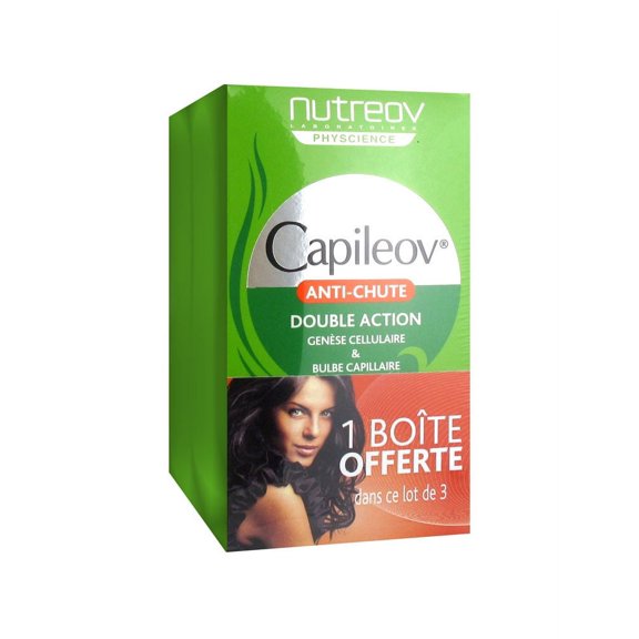 Nutreov Capileov Double Action Anti-Hair Loss 3 x 30 Capsules