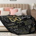 thumbnail image 3 of 30th for Couple Gift for 30th Wedding Anniversary 30 Years of Marriage Gifts for Wife Husband Mom Parents 30th Idea Back in 1993 Throw Blanket 60"X 50", 3 of 5