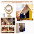 thumbnail image 4 of Ensemble de Mini Miroirs pour Maison de Poupée Miniatures Décoration de Peigne pour Enfants, 4 of 9