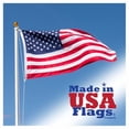 thumbnail image 2 of American Flag Made In Usa Taille 5'X8''- Polyester Premium de Qualité Commerciale Robuste - Résistant à Toutes les Intempéries - Rayures Cousues et Étoiles Brodées Drapeau Américain, 2 of 4