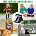 thumbnail image 2 of Skibeaut 12 Pairs Boys Socks Kids Athletic Socks for Toddler Boys Girls (1-12 Years), 2 of 5
