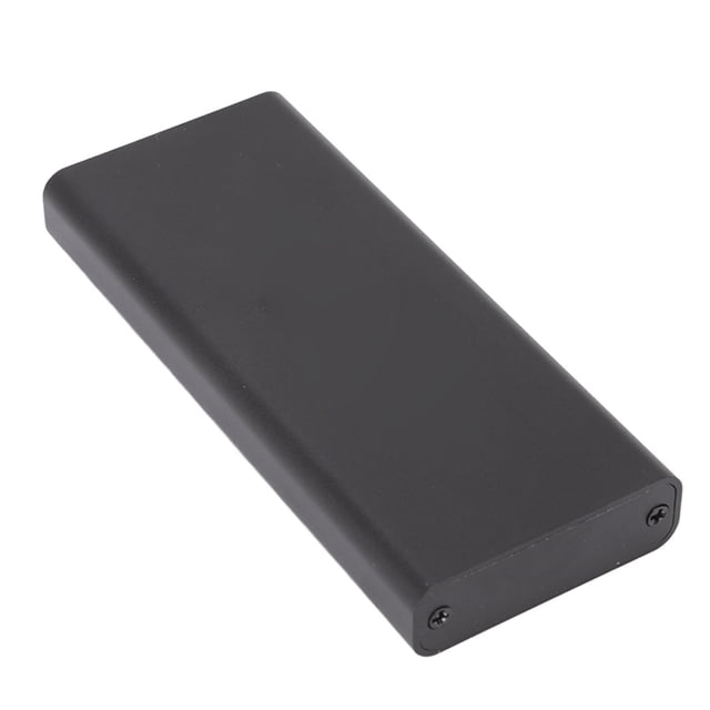 Caja Adaptadora De Carcasa MSATA A USB3.0, Adaptador De Carcasa SSD, Carcasa De aleación De Aluminio De Súper Alta Velocidad Para Computadoras De Escritorio