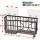 thumbnail image 3 of Soporte adhesivo de pared simple para cepillos de dientes, para uso doméstico, color bronce, 3 of 6