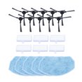 thumbnail image 2 of Piezas De Repuesto Para Robot Aspirador, Fáciles De Instalar 5 Almohadillas Para Trapeador Fácil De Limpiar 6 Filtros 10 Cepillos Laterales Accesorios Para Robot Aspirador, 2 of 7