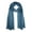 Blue, variant on Inca Fashions - Baby Alpaca Pinstripe Scarf for Women & Men – Hand-Loomed, Lightweight & Soft Winter Accessory – Elegant Cold Weather Wrap with Eyelash Fringe
