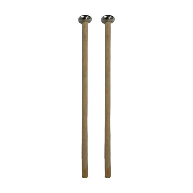 2 piezas Glockenspiel mazo vibráfono mazos principiantes mazo de xilófono palo de percusión para Marimba percusión bloque de madera , cabeza larga y cabeza larga y plana