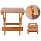 thumbnail image 5 of Heaveant Taburete Plegable, Silla Plegable de Madera Maciza portátil para niños, Taburete Cuadrado para niños, Muebles para el hogar, para Pesca, Mesa de Comedor, Mesa de Ordenador, 5 of 11