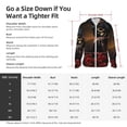 thumbnail image 6 of Picia Elegant Rose Skull Women's Men's UPF 50+ Sun Protection Hoodie Shirt Long Sleeve SPF Fishing Outdoor UV Hiking Lightweight Shirts-3X-Large, 6 of 9