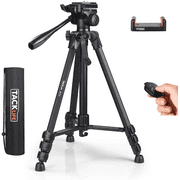 Phone Tripod, Portable and Flexible Tripod with Wireless Remote and Universal Clip, Cell Phone Tripod Stand for Video Recording