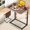Walnut Wood, variant on Upgrade Tv Tray Table, 8-Level Adjustable Height Couch Side Table, 90° Tilt Angle Foldable C-Shaped End Table with Phone & Tablet Slot Sofa Computer Desk for Couch,Sofa,Bed,Chair,Living Room