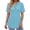 Grey Blue, variant on Fantaslook V Neck Henley Blouses for Women Dressy Fall Tops Long Sleeve Shirts Fashion Clothes