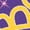Purple, variant on Inktastic 4th Birthday Princess Girls Crown Toddler Hoodie
