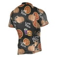 thumbnail image 2 of joogoo Capybara and Pizza Pattern Men's Cycling Jerseys Mountain Bike Short Sleeve Tops L, 2 of 7