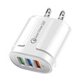 thumbnail image 2 of 3 puertos Fast Quick Charge 3.0 USB Hub Cargador de pared 3.0A Adaptador de corriente Enchufe de EE. UU., 2 of 2