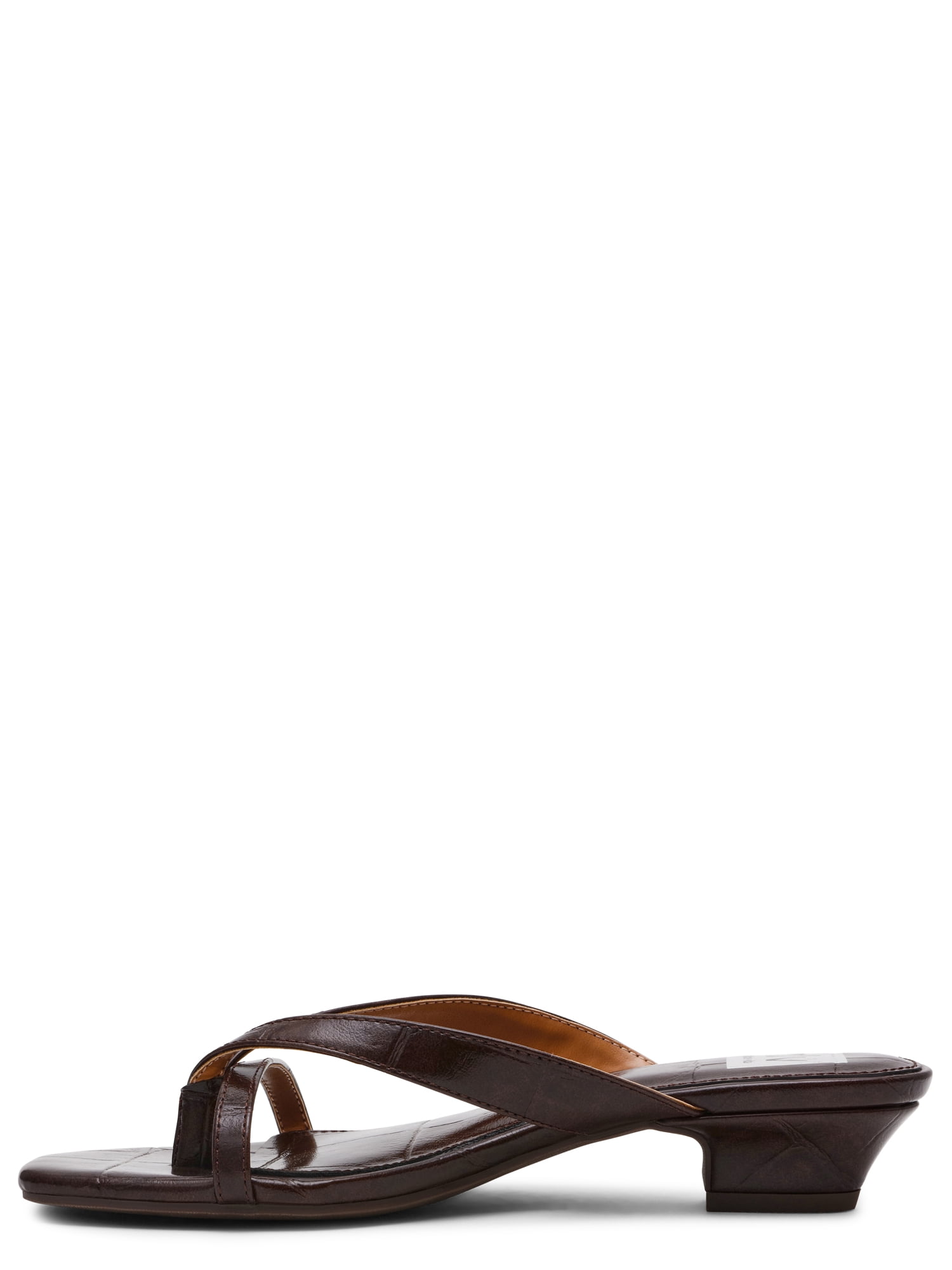 DV Dolce Vita Women's Bex Slide On Kitten Heel Sandal