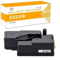 1-Pack E525W 525W E525 Toner Cartridge Replacement for Dell 593-BBJX E525W Printer Ink Office Supplies Black