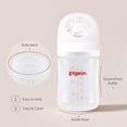 thumbnail image 3 of Biberón Pigeon Soft Touch Wide Neck 3 240 ml, 3 of 4
