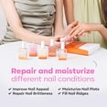 thumbnail image 6 of modelones Nail Strengthener Pearl Pink Nail Strengthener and Growth White Nail Polish for Thin Weak & Damaged Nail Repair for Damaged Nails Hardener 15ml, 6 of 10