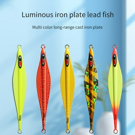 Yanerim Fishing Lure Artificial Hard Bait Swimbait Realistic Looking Vibrant Color Portable Luminous Fishing Lure Hard Bait Accessories