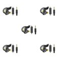 thumbnail image 1 of Inteprter Auriculares HIFI de 3,5 mm Auriculares portátiles Auriculares Estéreo Sonido Deportes Negro Type2 NO2, 1 of 6