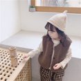 thumbnail image 6 of SYNPOS Toddler Baby Girl Winter Vest Sherpa Fleece Sleeveless Waistcoat Kids Cute Soft Jackets Coat 1-6Y, 6 of 9