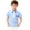 Blue A, variant on WRKEKC Boys Button Down Shirt Short Sleeve Striped Sailboat Embroidery Polka Dot Turn Down Collar Casual Summer 3-14 Years