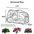 thumbnail image 6 of HOMEYA Riding Lawn Mower Tractor Cover Waterproof UV Protector Heavy Duty Fits Decks up to 72"x54'' Storage Cover, Black, 6 of 8