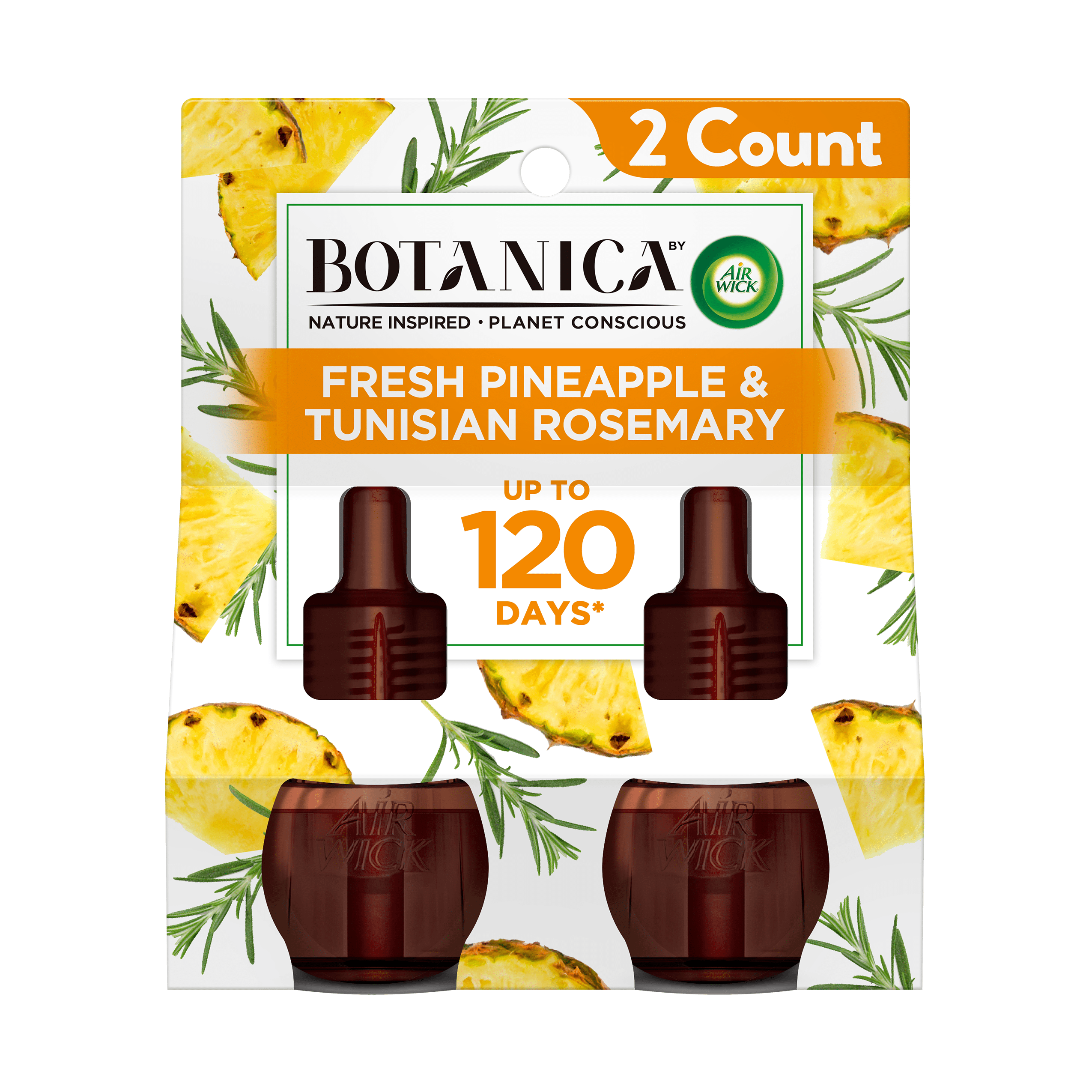 Botanica by Air Wick Plug in Scented Oil Refill, 2 ct, Fresh Pineapple