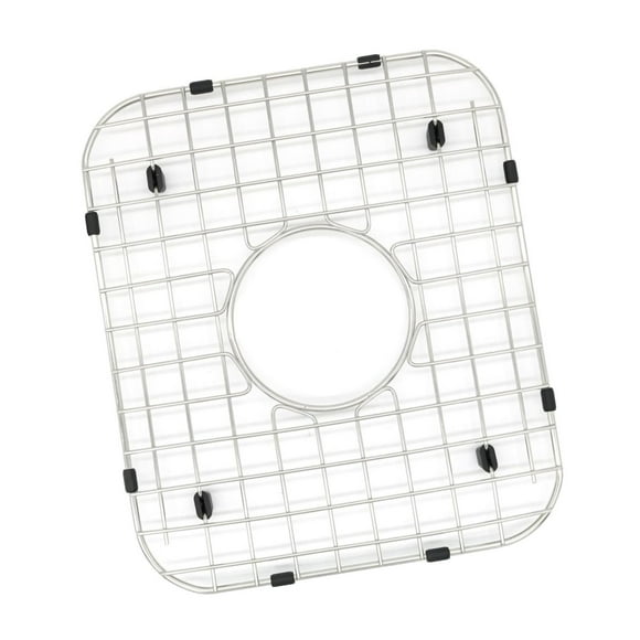Siruishop Sink Protector Grid Kitchen Sink Rack Heavy-duty Non-slip Protective Sink Grid Sink Drain Rack for Drying Domestic Defrosting 300x350mm
